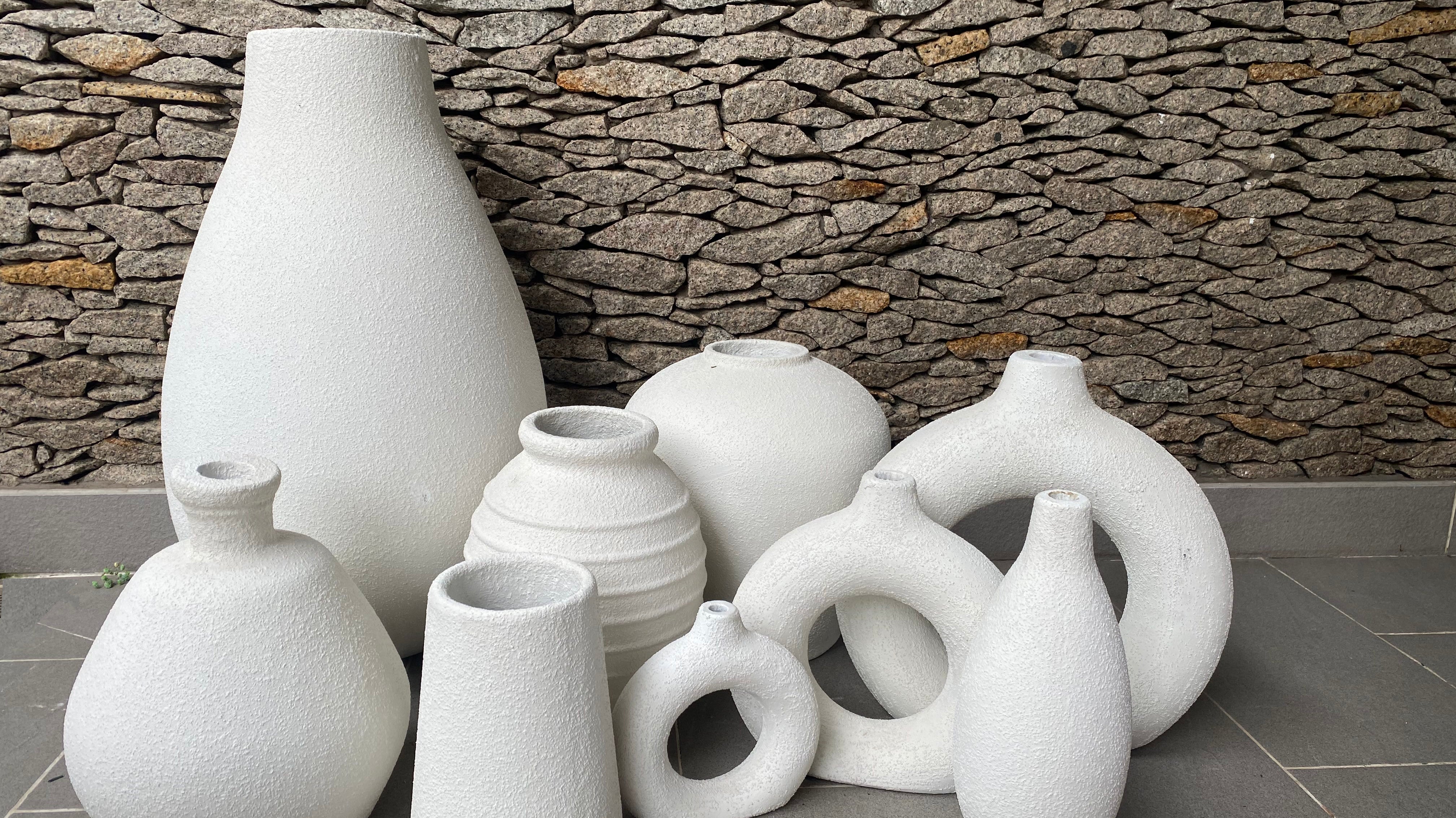 New Cement Vase Collection