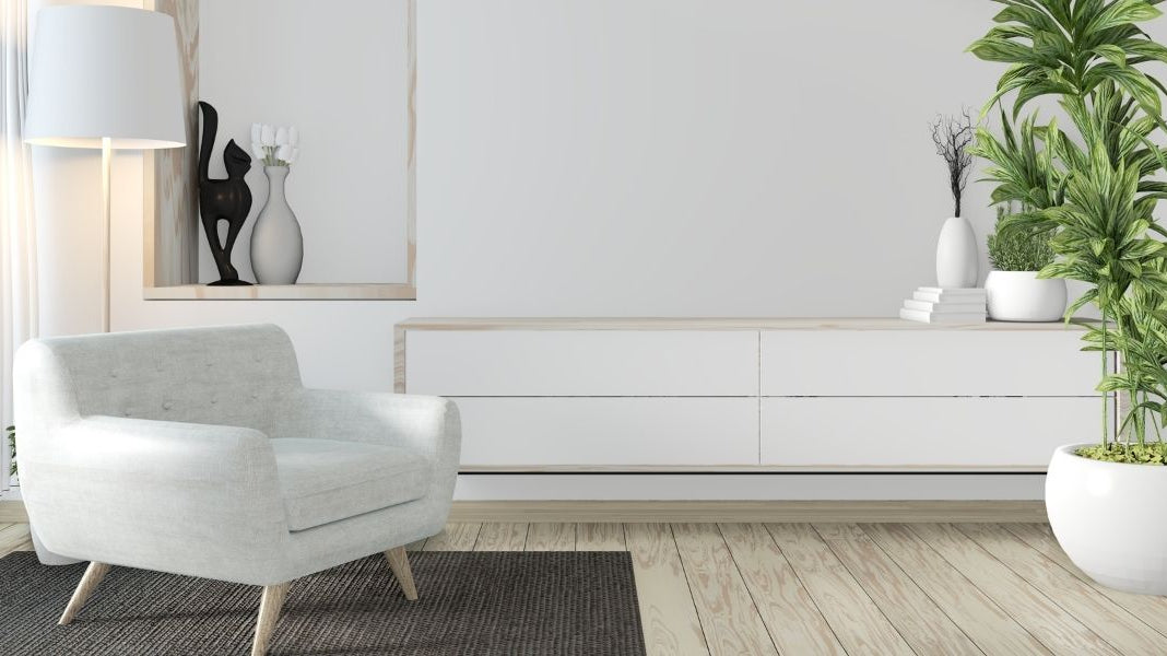 Zen-Style Home Décor Uses The Calming Effect Of Faux Plants