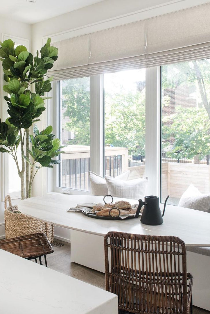 Potted Artificial Plant - Nora Artificial Fiddle Leaf Potted Plant (Multiple Sizes)