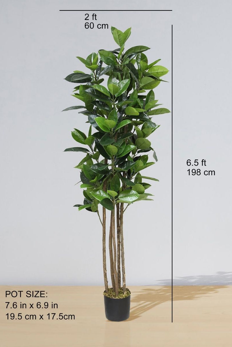Potted Artificial Plant - Encanto Artificial Rubber Potted Plant (Multiple Sizes)