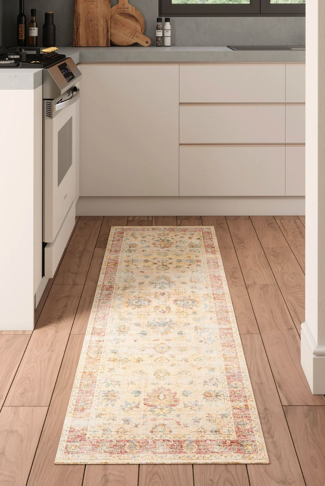 Rug - Aria Yellow Rose Lagoon Rug