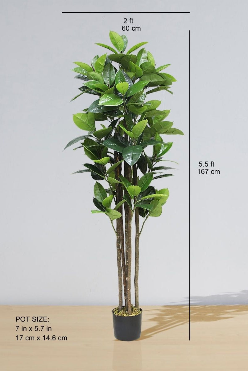 Potted Artificial Plant - Encanto Artificial Rubber Potted Plant (Multiple Sizes)