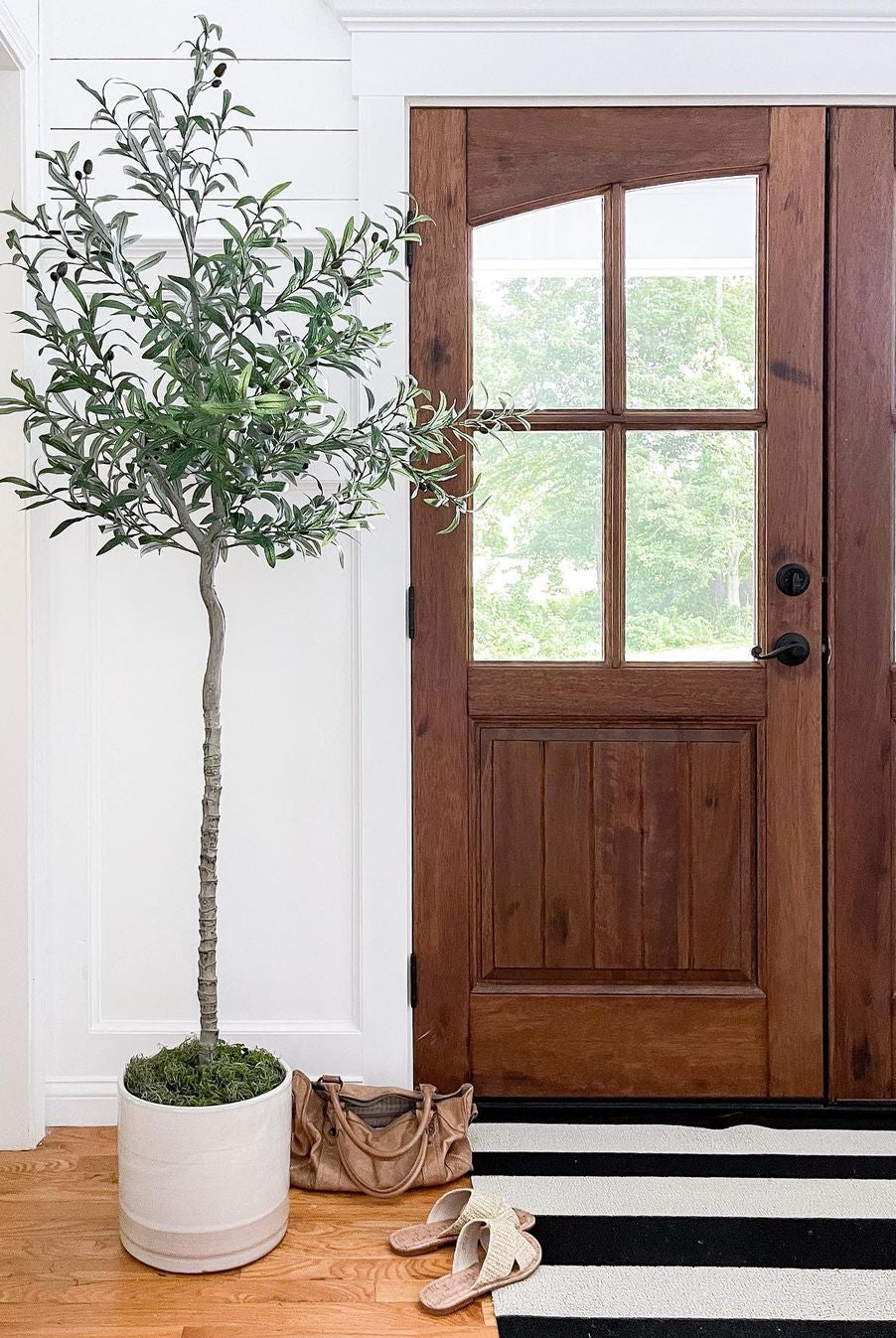 Potted Artificial Plant - Oli Artificial Olive Tree Potted Plant (Multiple Sizes)