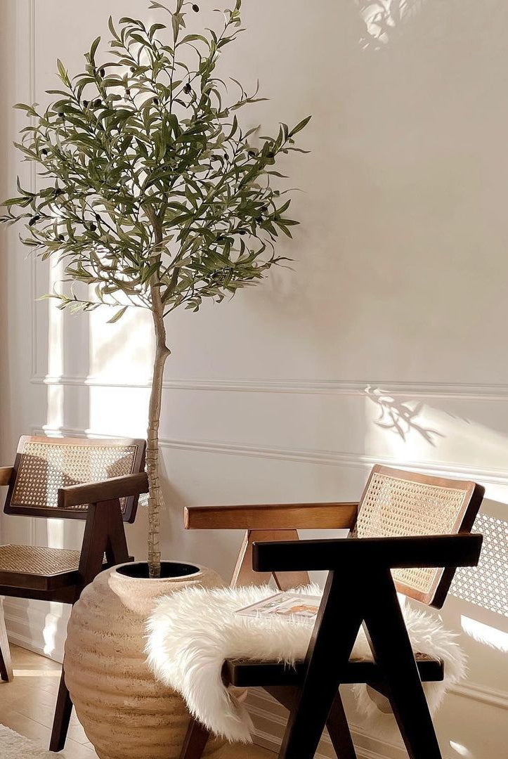 Potted Artificial Plant - Oli Artificial Olive Tree Potted Plant (Multiple Sizes)