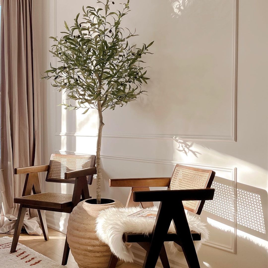 Potted Artificial Plant - Oli Artificial Olive Tree Potted Plant (Multiple Sizes)