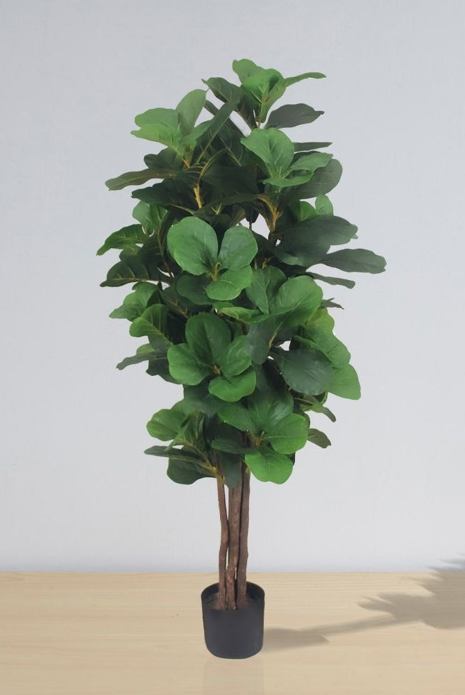Potted Artificial Plant - Guatape Artificial Fiddle Leaf Potted Plant (Multiple Sizes)