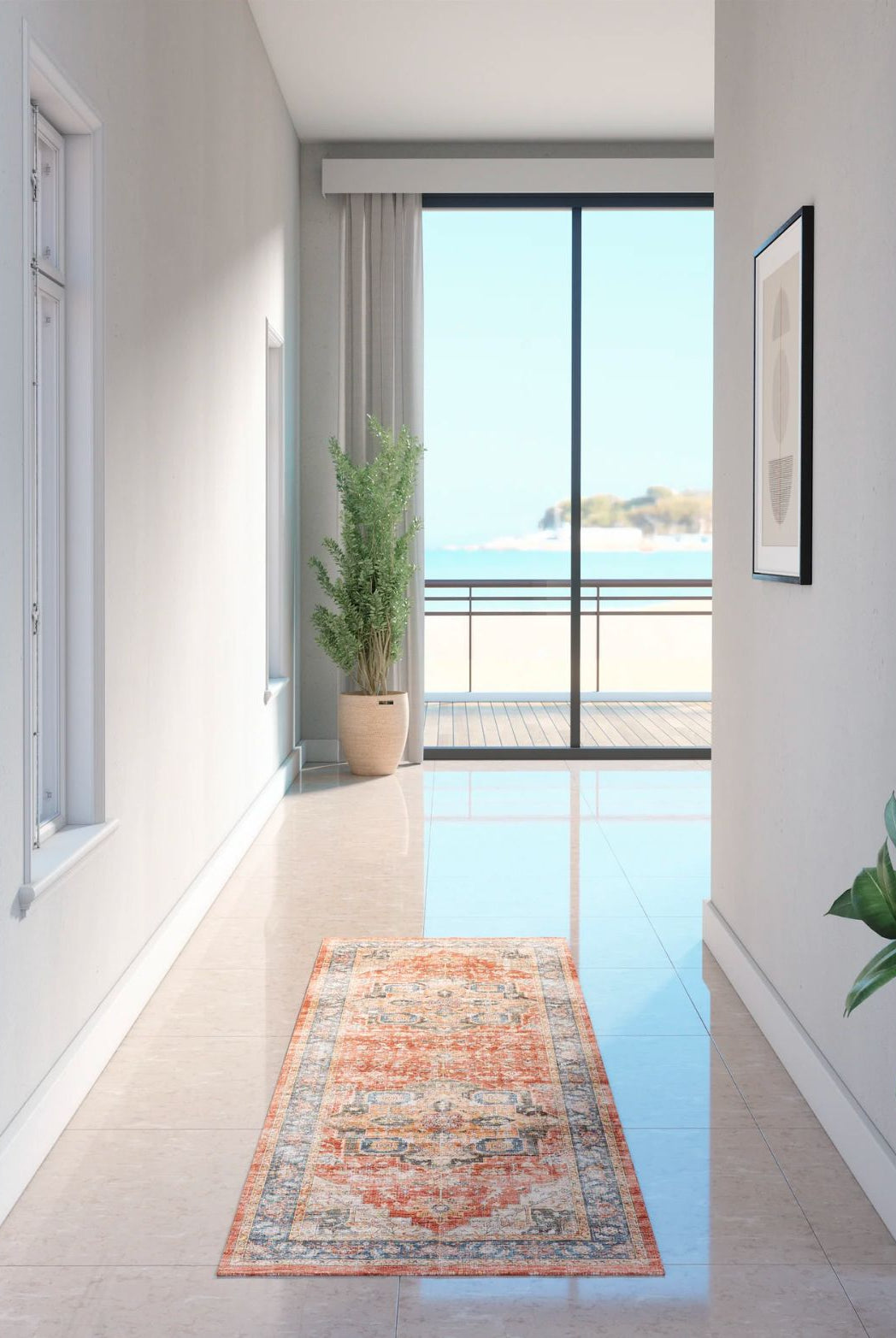 Rug - Rivka Terracota Ocean Rug