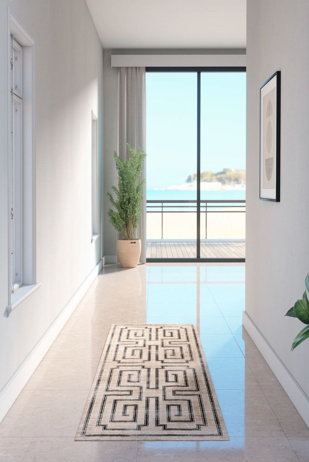 Rug - Noa Natural Black Rug