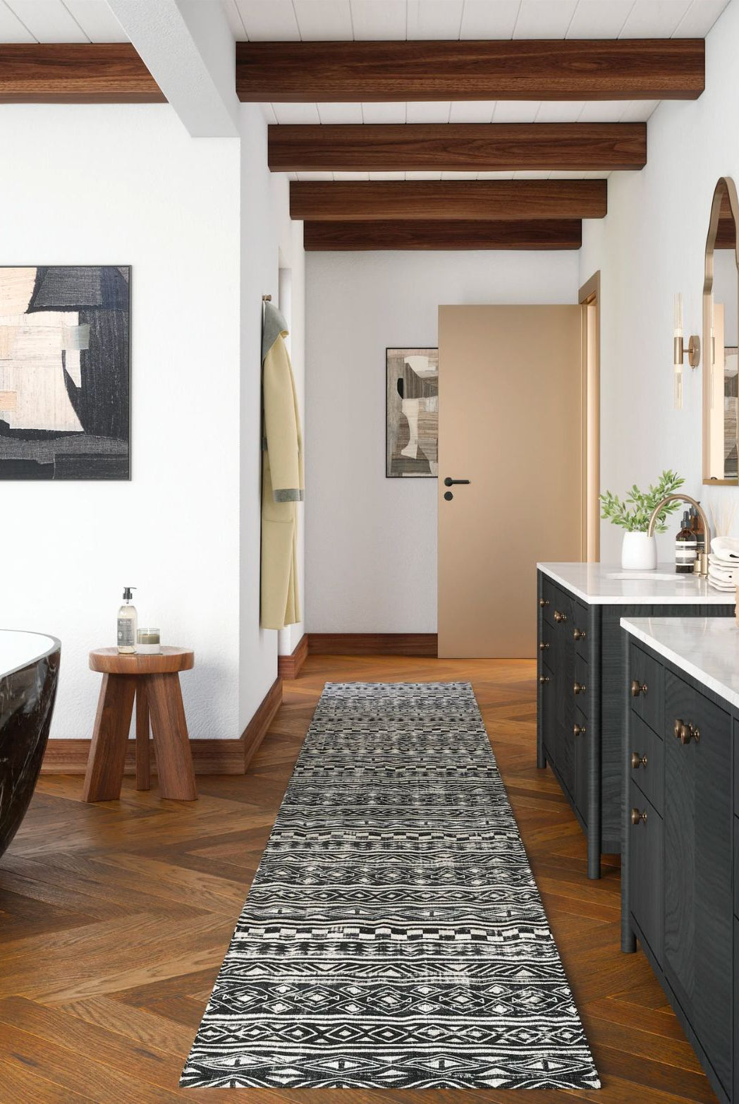 Rugs - Nadine Black & White Rug