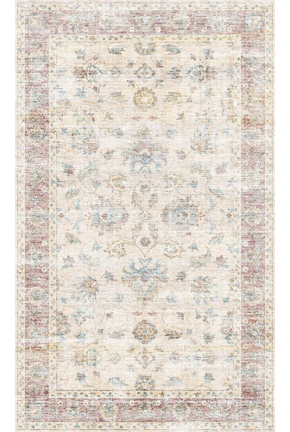 Rug - Aria Yellow Rose Lagoon Rug