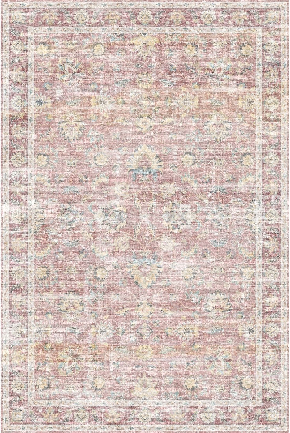 Rug - Elyse Pink Yellow Rug