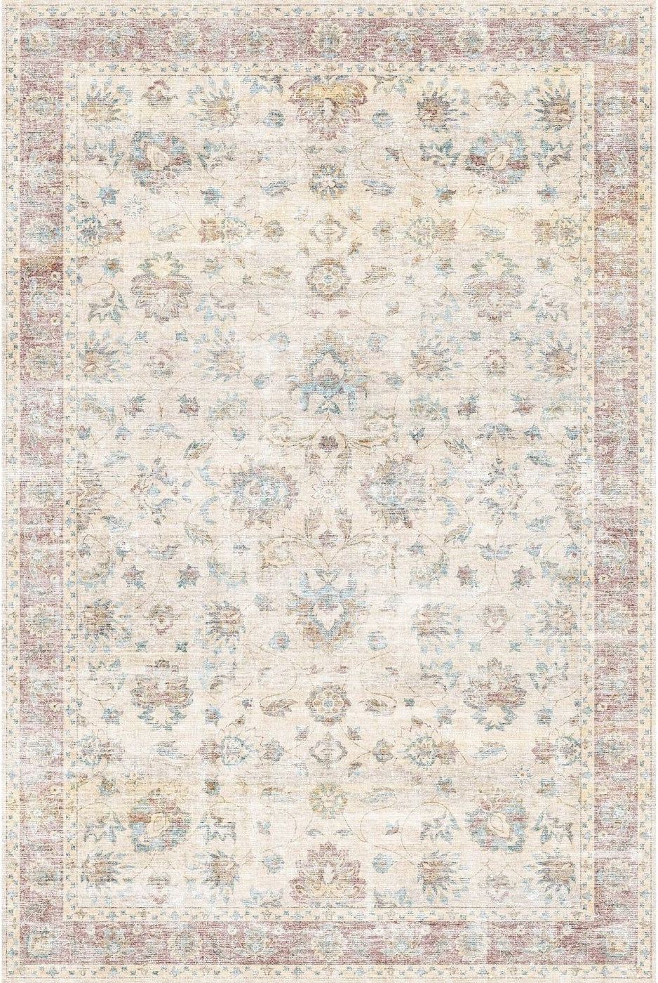 Rug - Aria Yellow Rose Lagoon Rug