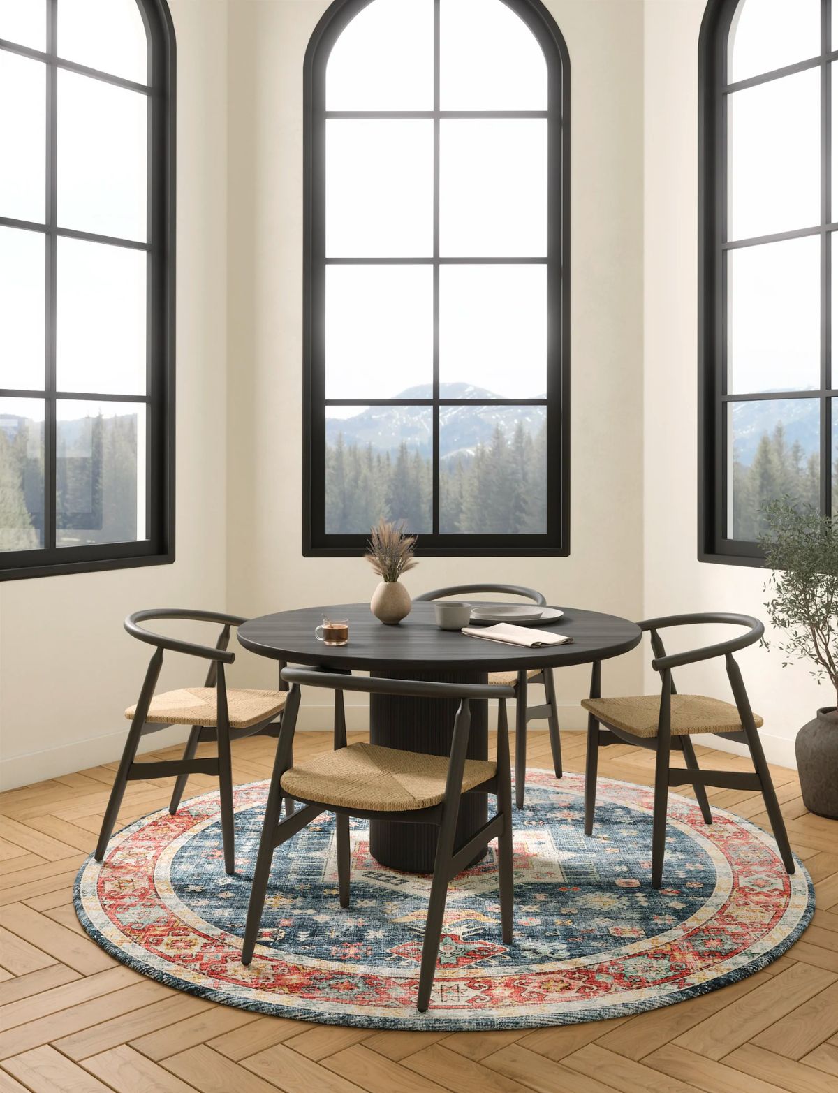 Rug - Dilara Multi Color Red Blue Rug