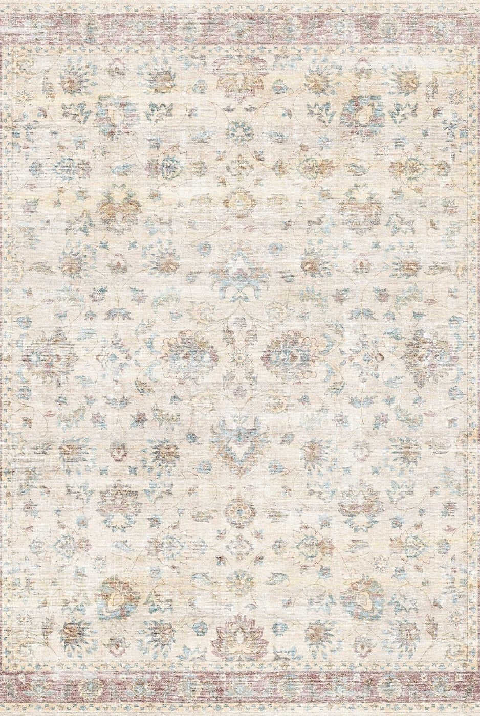 Rug - Aria Yellow Rose Lagoon Rug