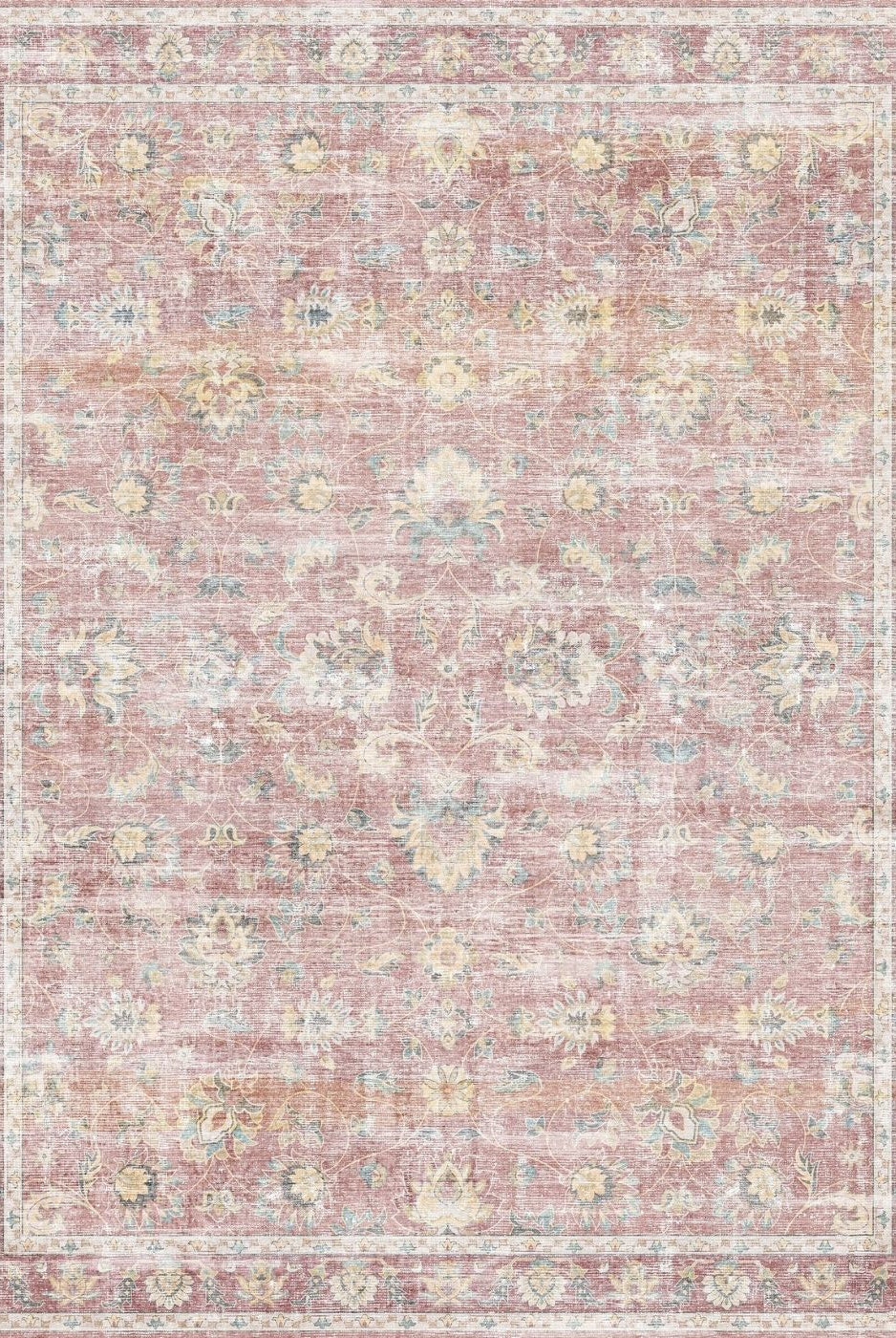 Rug - Elyse Pink Yellow Rug