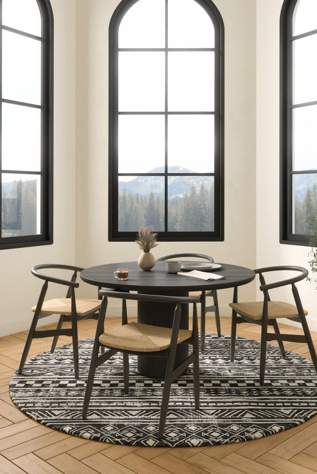 Rugs - Nadine Black & White Rug