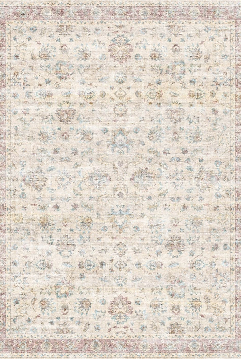 Rug - Aria Yellow Rose Lagoon Rug