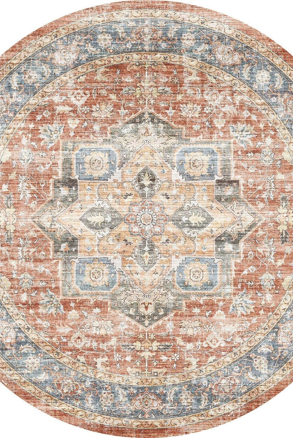Rug - Rivka Terracota Ocean Rug