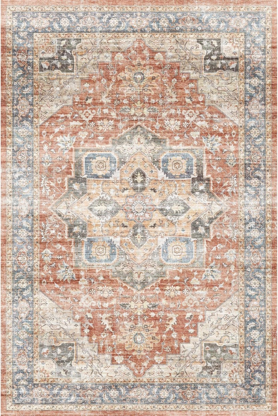 Rug - Rivka Terracota Ocean Rug