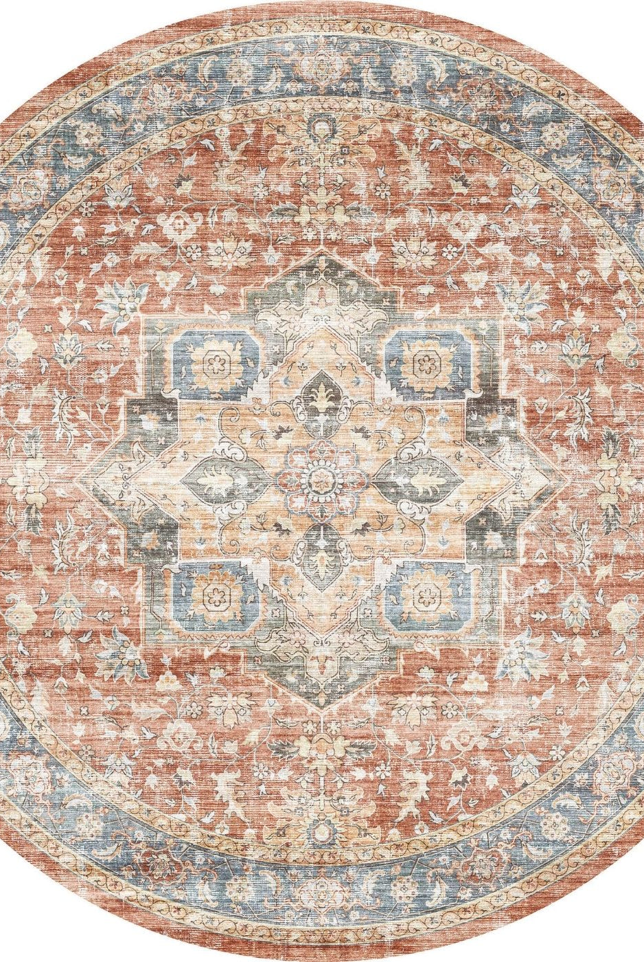 Rug - Rivka Terracota Ocean Rug