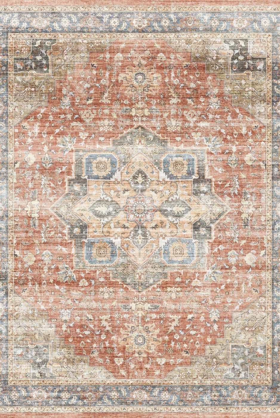 Rug - Rivka Terracota Ocean Rug