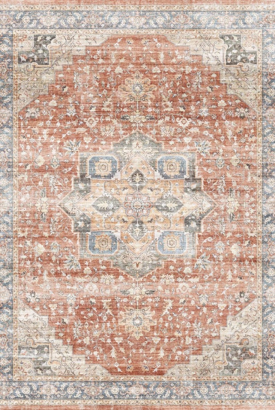 Rug - Rivka Terracota Ocean Rug