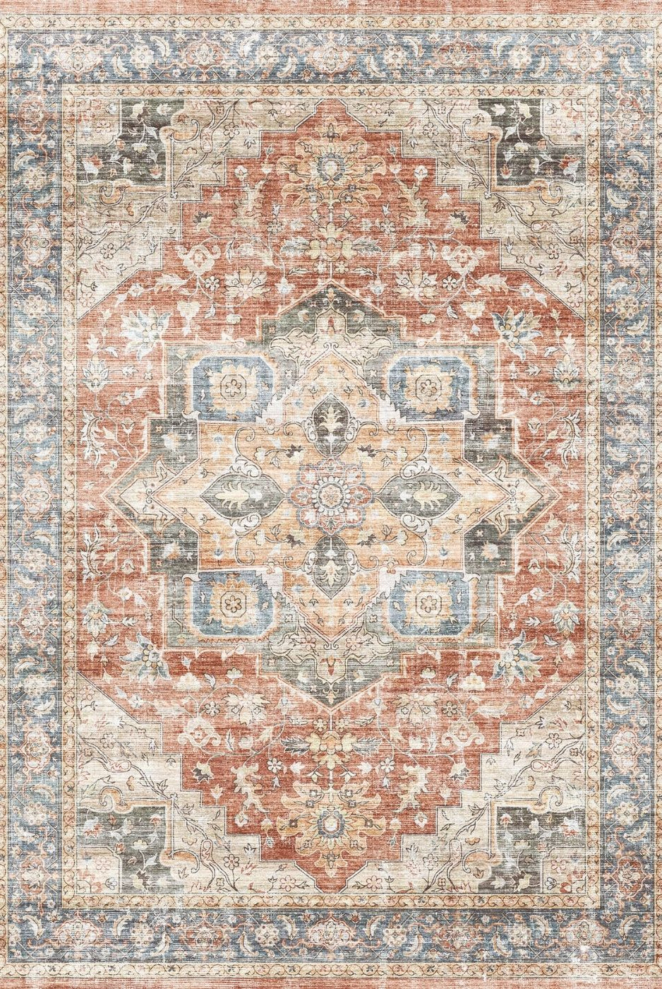 Rug - Rivka Terracota Ocean Rug