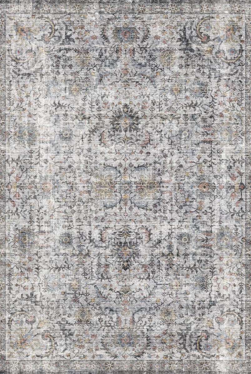 Rug - Hialeah Silver Pastel Blue Rug
