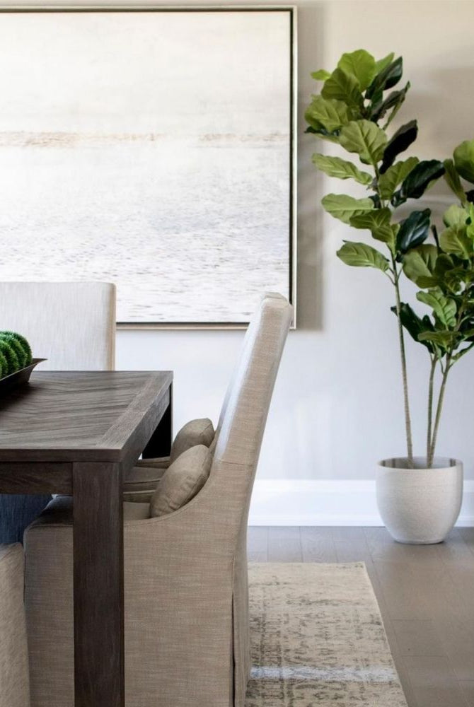 Potted Artificial Plant - Alva Artificial Fiddle Leaf Potted Plant (Multiple Sizes)