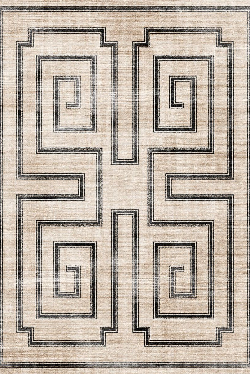 Rug - Noa Natural Black Rug