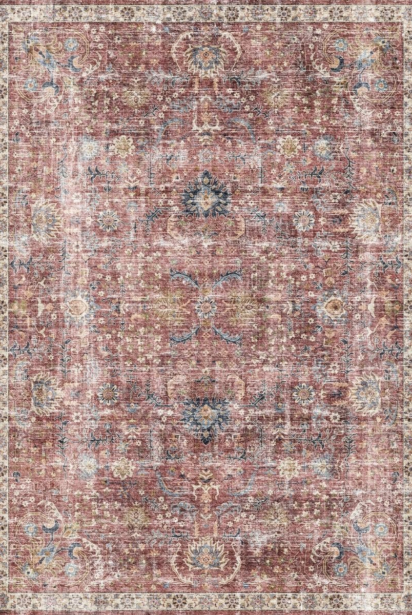 Rug - Jasper Rose Taupe Red Rug