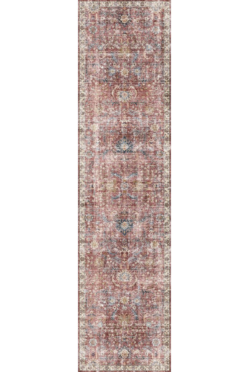 Rug - Jasper Rose Taupe Red Rug