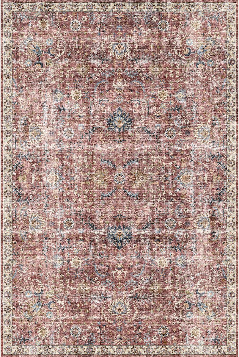 Rug - Jasper Rose Taupe Red Rug