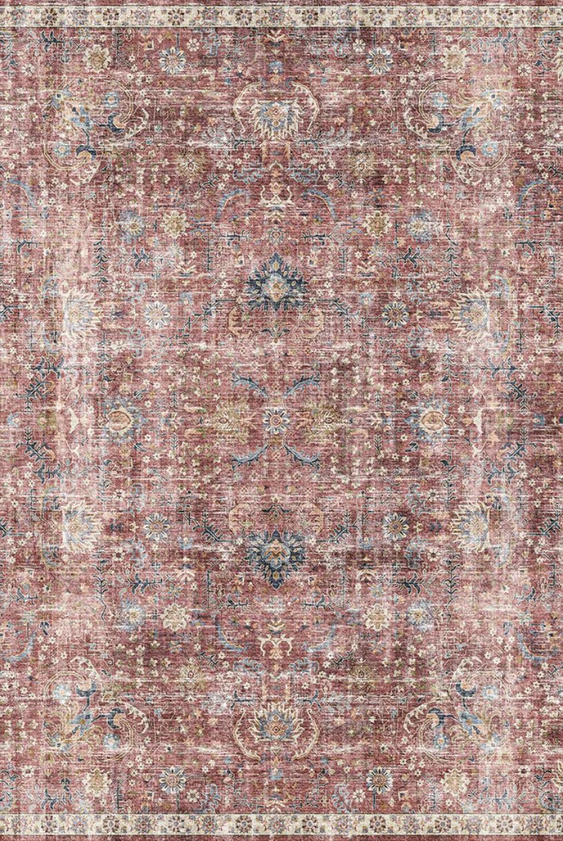 Rug - Jasper Rose Taupe Red Rug