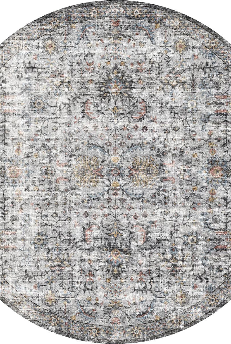 Rug - Hialeah Silver Pastel Blue Rug