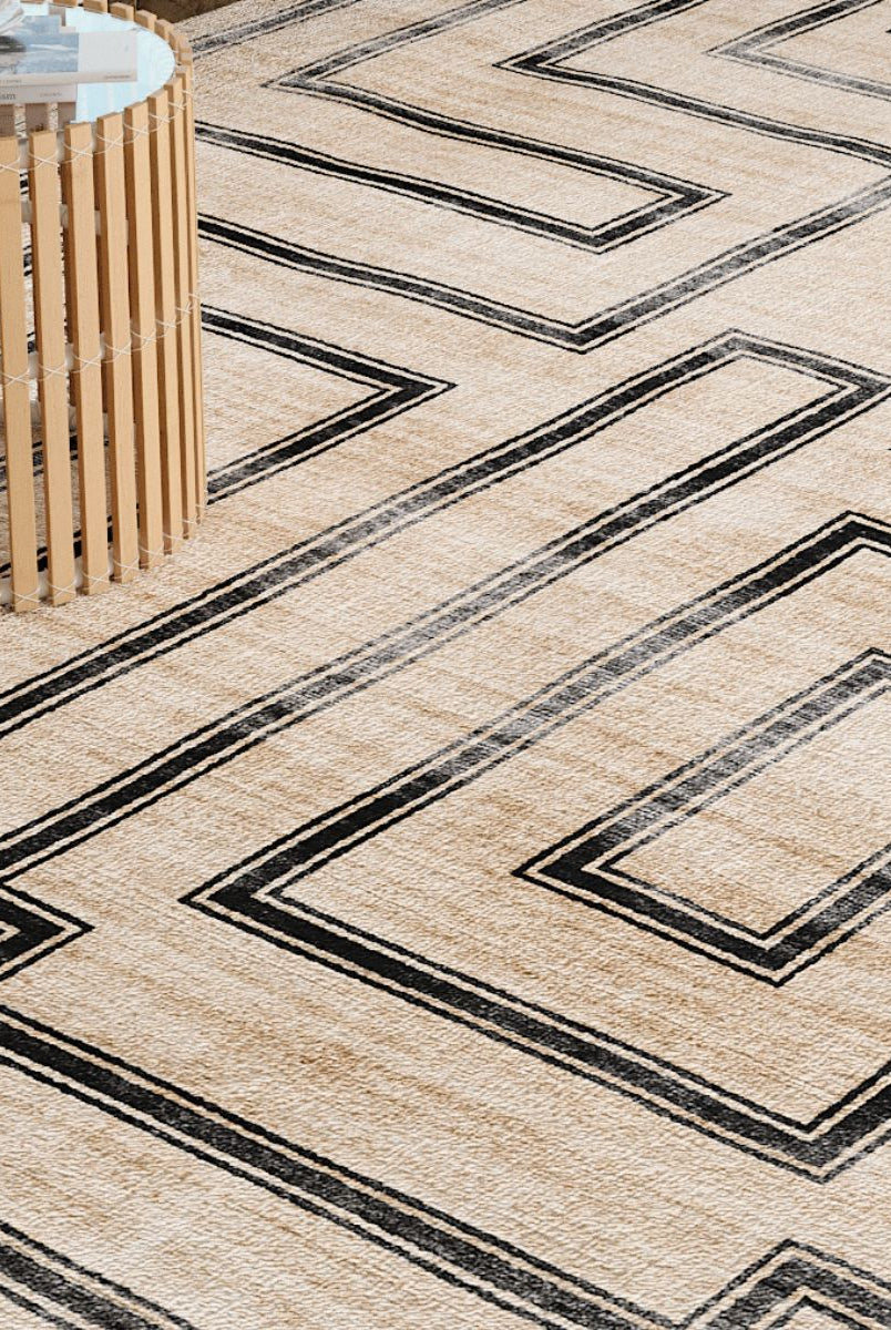 Rug - Noa Natural Black Rug