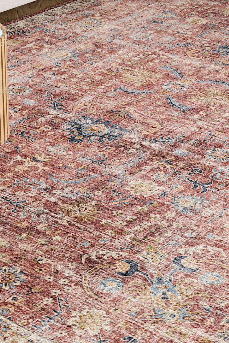 Rug - Jasper Rose Taupe Red Rug