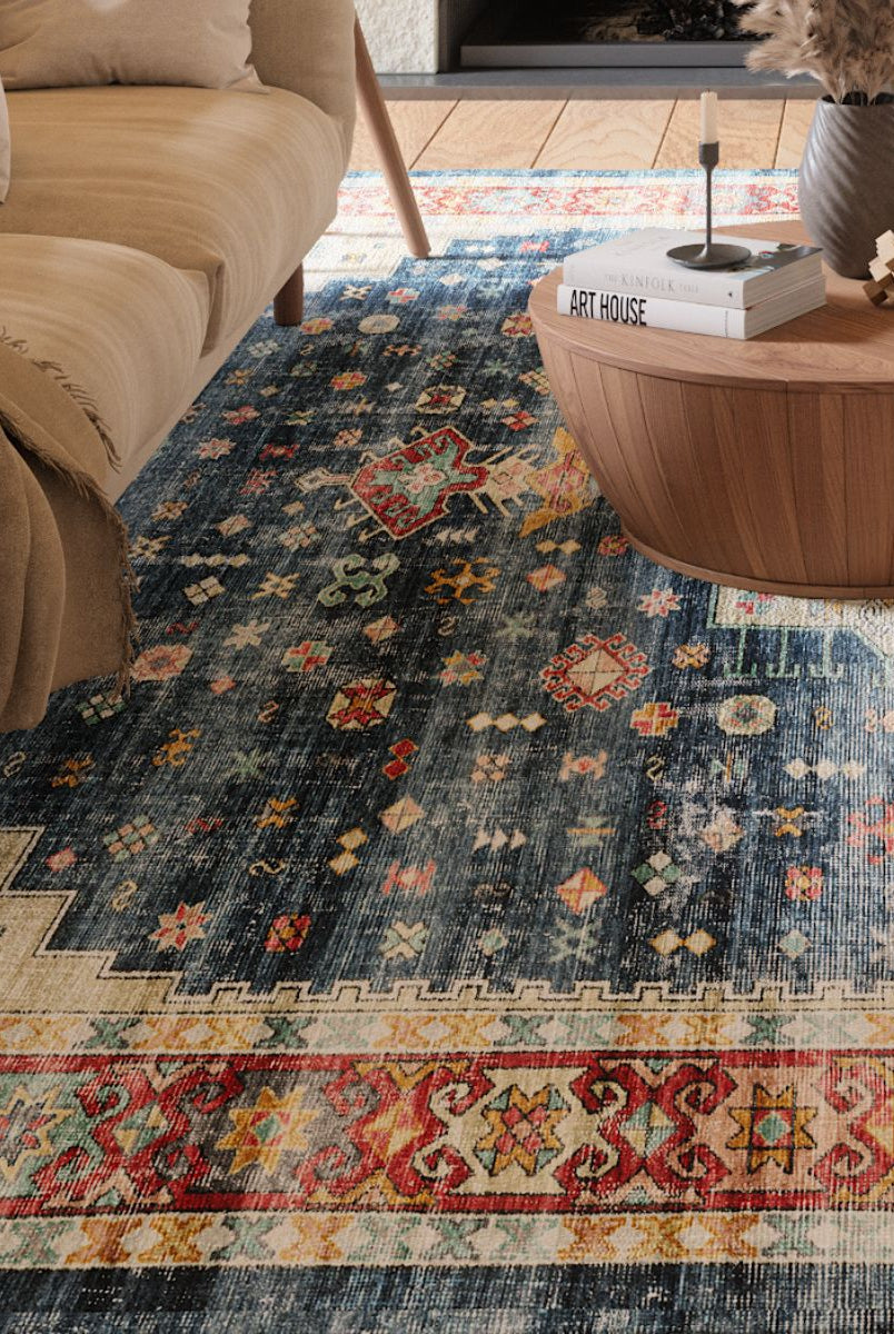 Rug - Dilara Multi Color Red Blue Rug