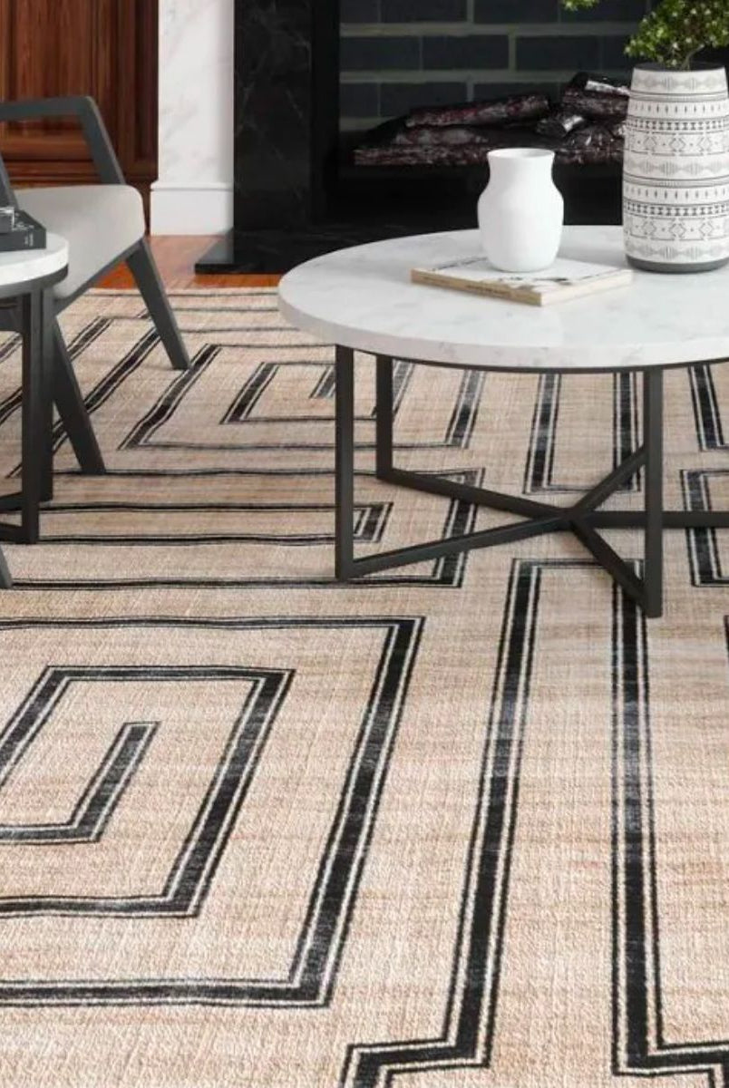 Rug - Noa Natural Black Rug