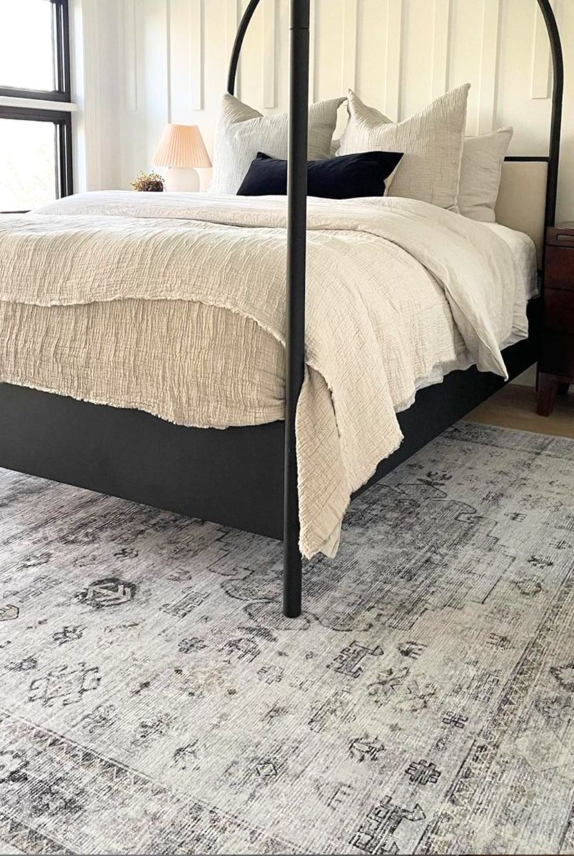 Rug - Kyra Silver Grey White Rug