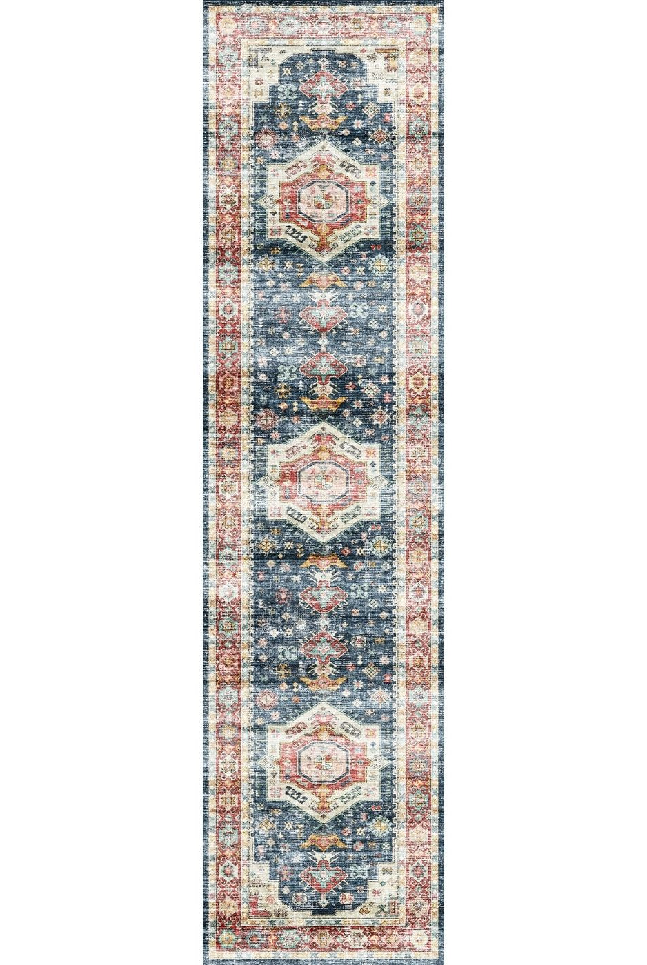 Rug - Dilara Multi Color Red Blue Rug