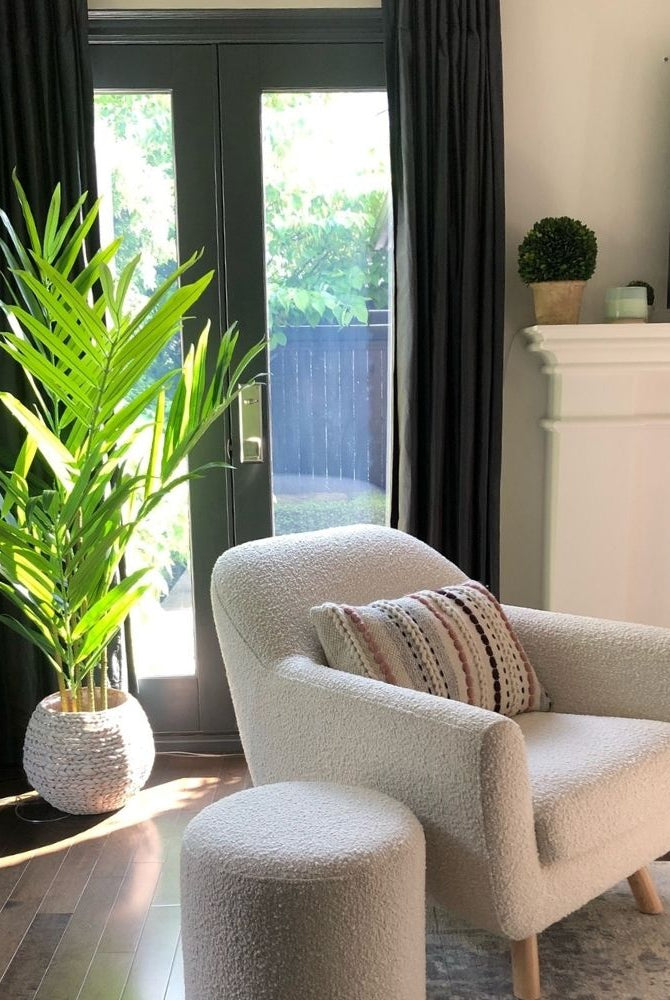 Potted Artificial Plant - Kentia Artificial King Palm Potted Plant 5'