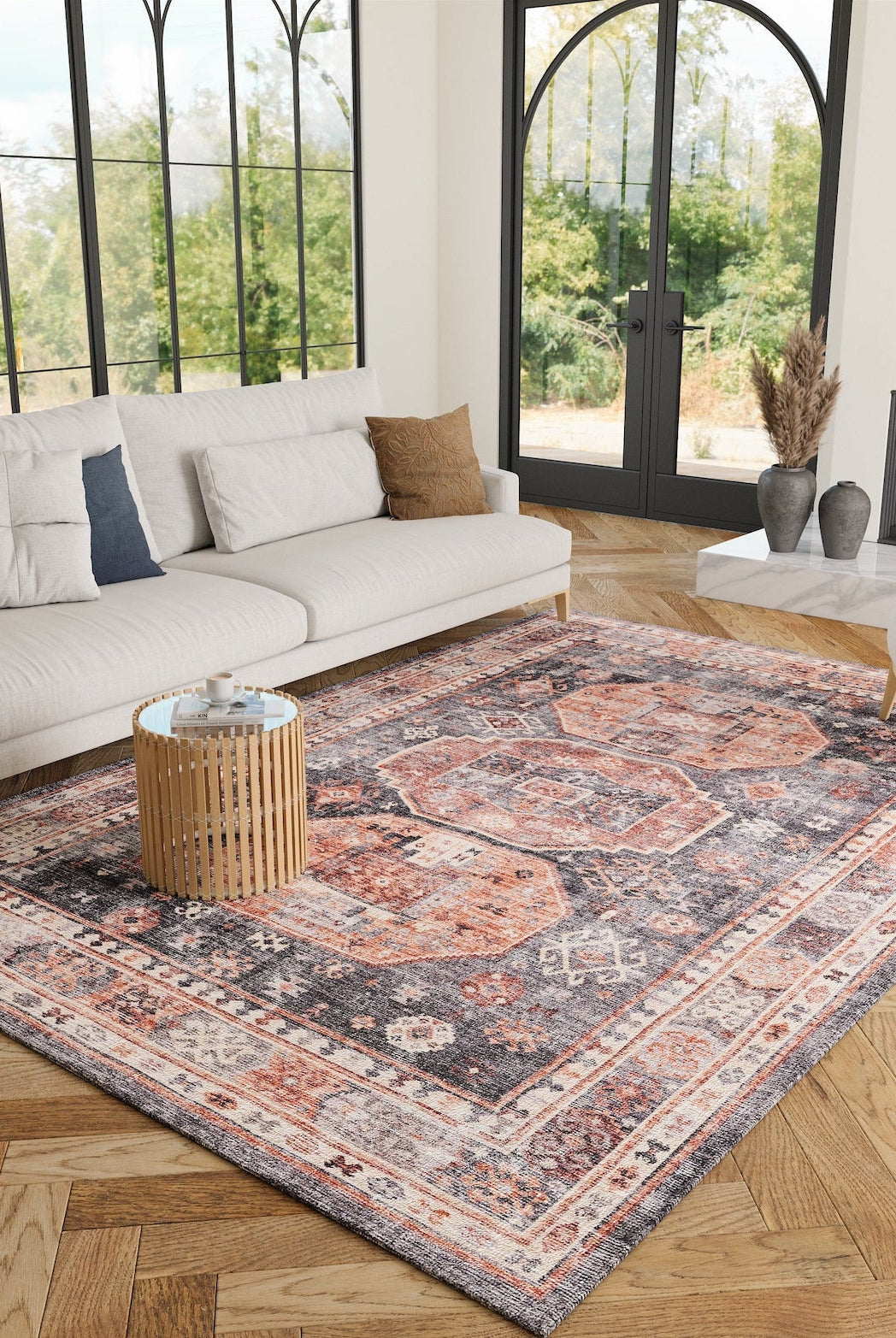 Rug - Zenda Rose Purple Rug