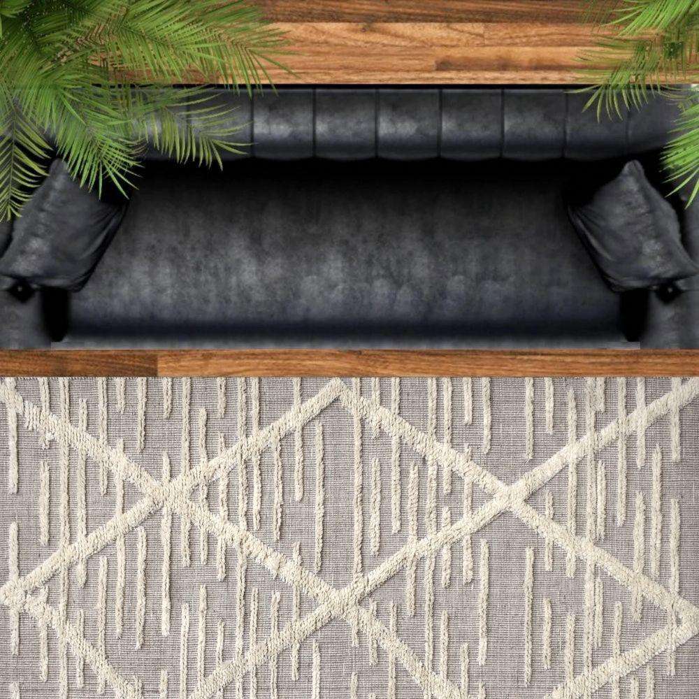 RAIN WOVEN WOOL RUG artiplanto