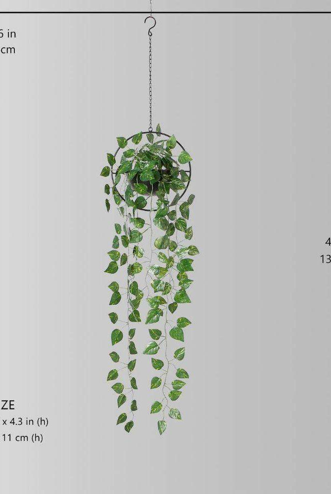 FRIDA FAUX POTTED HANGING PLANT (4.2 FEET) Hanging Plant ArtiPlanto