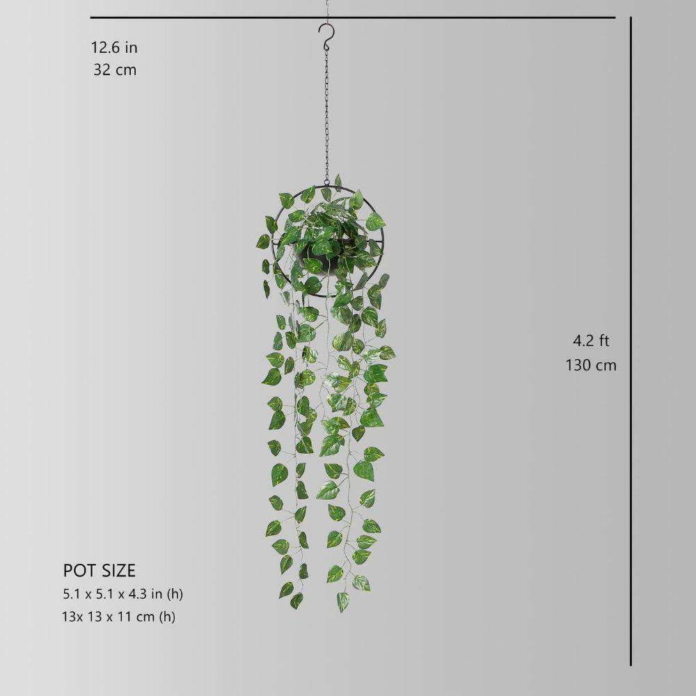 FRIDA FAUX POTTED HANGING PLANT (4.2 FEET) Hanging Plant ArtiPlanto