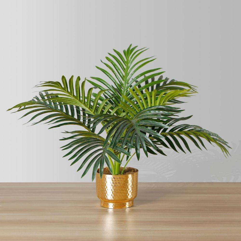 PACO POTTED FAUX PALM PLANT Tabletop Plant ArtiPlanto