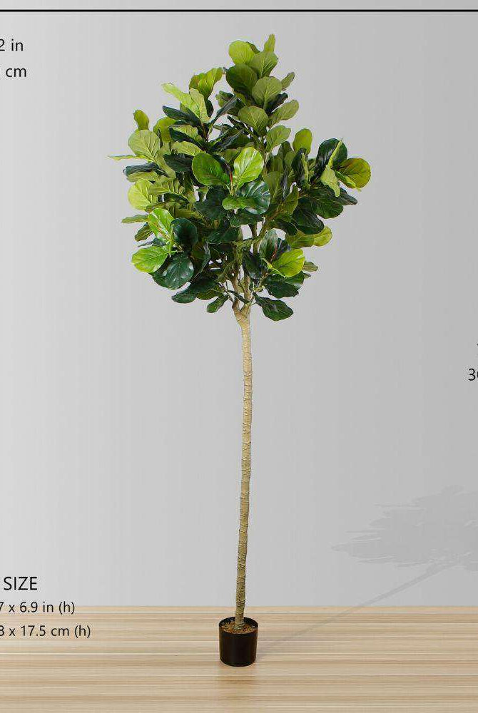 ADELIA ARTIFICIAL FIDDLE LEAF POTTED PLANT 10' ArtiPlanto