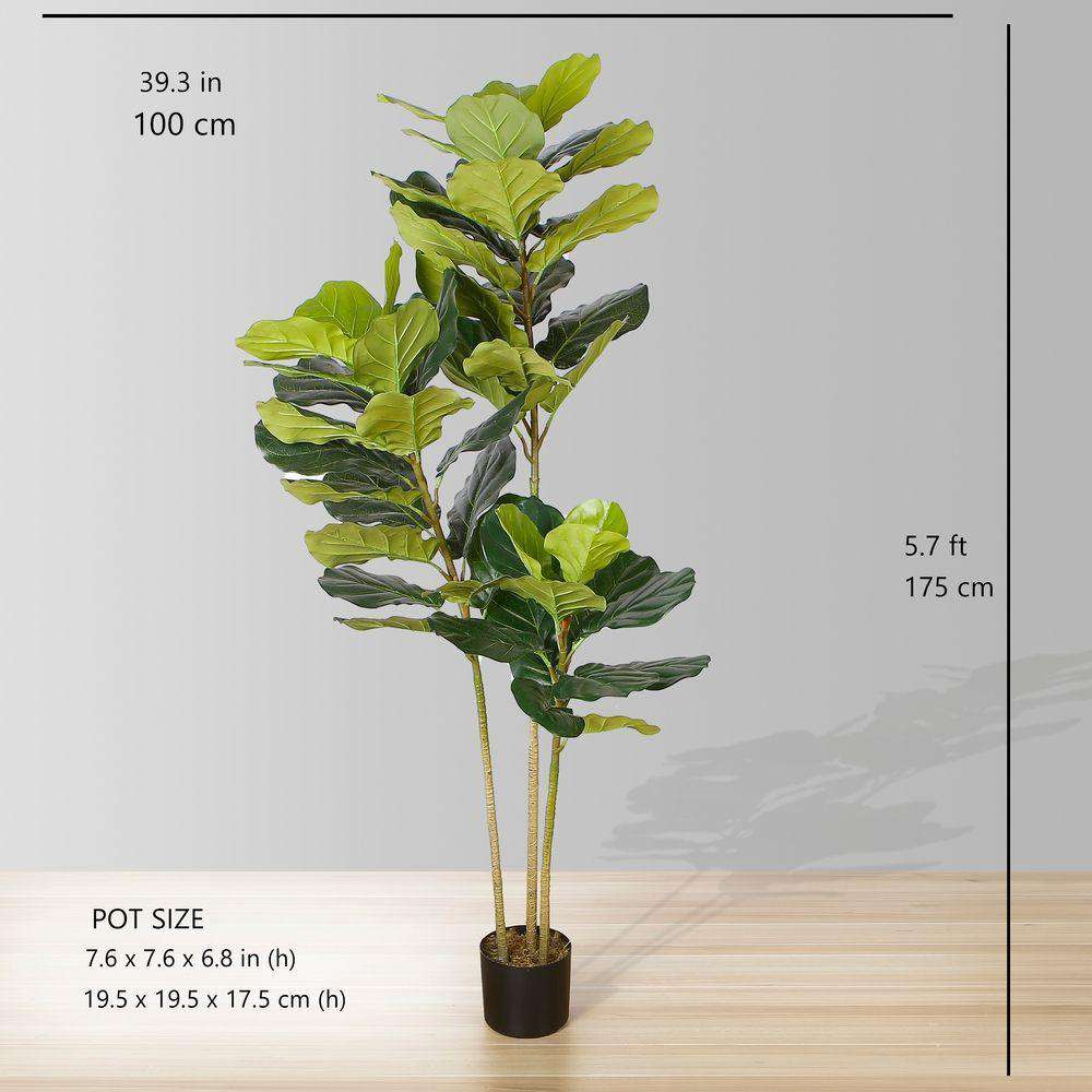 ALVA Artificial Fiddle Leaf Potted Plant (Multiple Sizes) ArtiPlanto