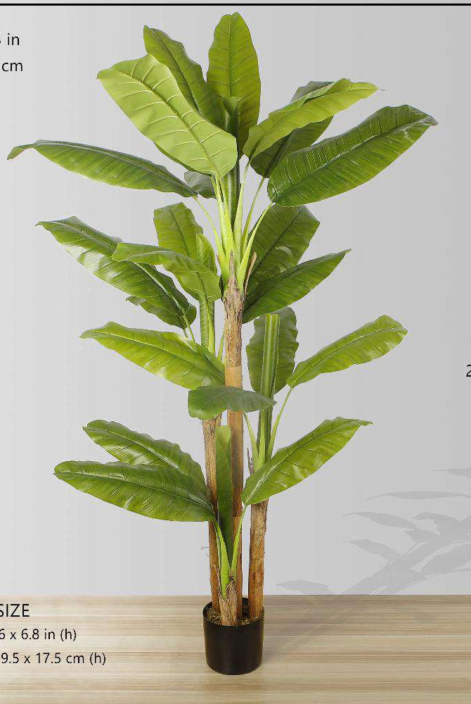 ANNA Artificial Banana Tree Potted Plant (Multiple Sizes) ArtiPlanto